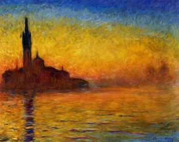 Claude Oscar Monet : Twilight, Venice
